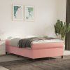 Box spring postel s matrací 120 x 200 cm samet [3144670] (Barva Tmavě šedá)
