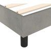 Box spring postel s matrací 120 x 200 cm samet [3144670] (Barva Tmavě šedá)