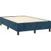 Box spring postel s matrací 120 x 200 cm samet [3144670] (Barva Tmavě šedá)