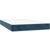 Box spring postel s matrací 120 x 200 cm samet [3144670] (Barva Tmavě šedá)