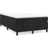 Box spring postel s matrací 120 x 200 cm samet [3144670] (Barva Tmavě šedá)