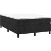 Box spring postel s matrací 120 x 200 cm samet [3144670] (Barva Tmavě šedá)