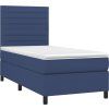 Box spring postel s matrací 80 x 200 cm textil [3141814] (Barva Krémová)