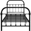 Rám postele kovový 90 x 200 cm [284498] (Barva Černá)