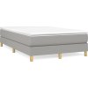 Box spring postel s matrací 120x200 cm textil [3144160] (Barva Tmavě šedá)