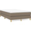 Box spring postel s matrací 120x200 cm textil [3144160] (Barva Tmavě šedá)