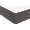 Box spring postel s matrací 100x200 cm samet [3144666] (Barva Tmavě zelená)