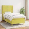 Box spring postel s matrací 90x200 cm textil [3128499] (Barva Modrá)