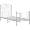 Rám postele kov 100 x 200 cm [324846] (Barva Šedá)