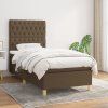 Box spring postel s matrací 90x190 cm textil [3142541] (Barva Taupe)