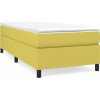 Box spring postel s matrací 90x200 cm textil [3144396] (Barva Krémová)
