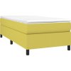 Box spring postel s matrací 90x200 cm textil [3144396] (Barva Krémová)