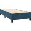 Box spring postel s matrací 80 x 200 cm samet [3137930] (Barva Tmavě šedá)