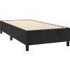 Box spring postel s matrací 80 x 200 cm samet [3137930] (Barva Tmavě šedá)