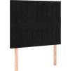 Box spring postel s matrací 80 x 200 cm samet [3137930] (Barva Tmavě šedá)