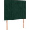 Box spring postel s matrací 80 x 200 cm samet [3137930] (Barva Tmavě šedá)