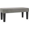 Box spring postel s matrací 90x190 cm samet [3137816] (Barva Tmavě šedá)