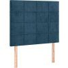 Box spring postel s matrací 90x190 cm samet [3137816] (Barva Tmavě šedá)