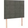 Box spring postel s matrací 90x190 cm samet [3137816] (Barva Tmavě šedá)