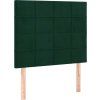 Box spring postel s matrací 90x190 cm samet [3137816] (Barva Tmavě šedá)