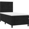 Box spring postel s matrací 80 x 200 cm samet [3143052] (Barva Tmavě zelená)