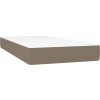 Box spring postel s matrací 90x200 cm textil [3132205] (Barva Taupe)