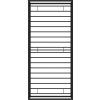 Rám postele bez matrace 100x200 cm kovový [324786] (Barva Černá)