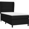 Box spring postel s matrací 90x200 cm textil [3128018] (Barva Krémová)