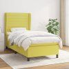 Box spring postel s matrací 90x200 cm textil [3128018] (Barva Krémová)