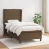 Box spring postel s matrací 90x200 cm textil [3128018] (Barva Krémová)