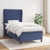 Box spring postel s matrací 90x200 cm textil [3128018] (Barva Krémová)
