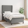 Box spring postel s matrací 90x200 cm textil [3128018] (Barva Krémová)