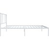 Kovový rám postele s čelem 107 x 203 cm [352525] (Barva Bílá)