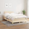 Box spring postel s matrací 120x200 cm textil [3140927] (Barva Modrá)