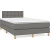 Box spring postel s matrací 120x200 cm textil [3140927] (Barva Modrá)