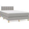 Box spring postel s matrací 120x200 cm textil [3140927] (Barva Modrá)