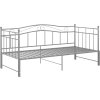Rám vysouvací postele/pohovky kovový 90 x 200 cm [324784] (Barva Šedá)