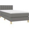 Box spring postel s matrací 100 x 200 cm textil [3140919] (Barva Modrá)