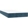 Box spring postel s matrací 100x200 cm samet [3143248] (Barva Tmavě šedá)
