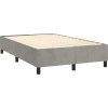 Box spring postel s matrací 120 x 200 cm samet [3143137] (Barva Tmavě moddrá)