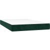 Box spring postel s matrací 120 x 200 cm samet [3143137] (Barva Tmavě moddrá)