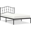 Kovový rám postele s čelem 107 x 203 cm [373834] (Barva Bílá)