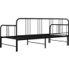 Rám vysouvací postele/pohovky kovový 90 x 200 cm [324752] (Barva Černá)