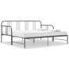 Rám vysouvací postele/pohovky kovový 90 x 200 cm [324752] (Barva Černá)