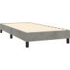Box spring postel s matrací 90x200 cm samet [3141225] (Barva Tmavě moddrá)