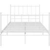 Rám postele kov 120 x 200 cm [324953] (Barva Bílá)