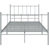 Rám postele kov 120 x 200 cm [324953] (Barva Bílá)