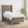 Box spring postel s matrací 90x190 cm textil [3131795] (Barva Černá)