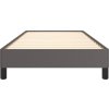 Rám postele 90 x 190 cm umělá kůže [346879] (Barva Cappuccino)