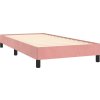 Rám postele bez matrace 100 x 200 cm samet [346963] (Barva Růžová)